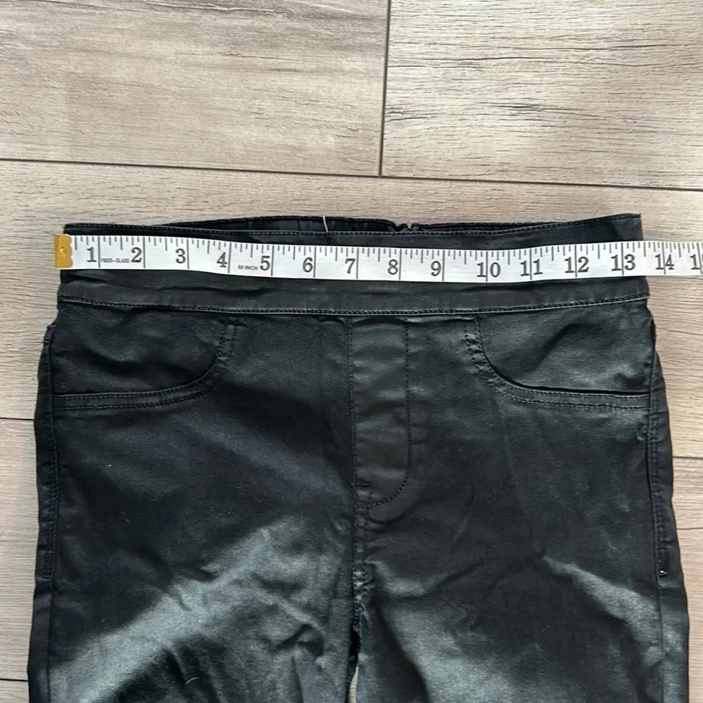 Madewell skinny skinny wax coated pull on jeans size 27